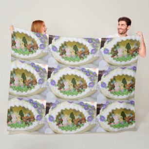 Zucker Ostereier Fleecedecke