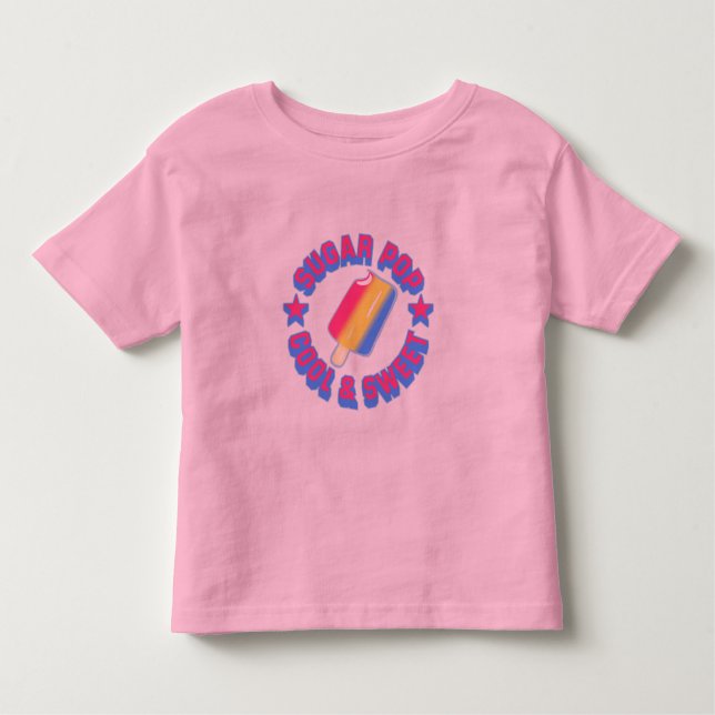 Zucker-Pop-Kleinkind-T - Shirt (Vorderseite)