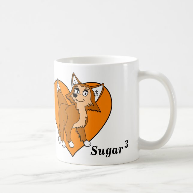 Zucker Rauminhalt berechnete Tasse (Rechts)