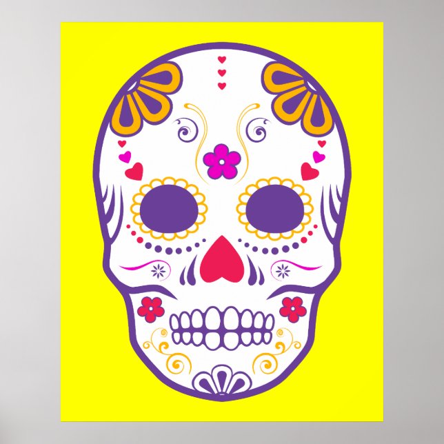 Zucker-Schädel: 1 Poster (Vorne)