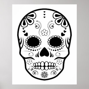 Zucker-Schädel: 1 Poster