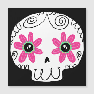 Zucker-Schädel-Calaverita-Tag-der-Toten-Schlüssela Magnetkarte