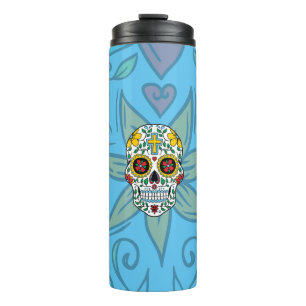 Zucker-Schädel Cinco De Mayo Thermotasse Thermosbecher