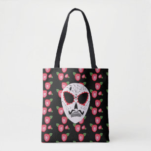 Zucker-Schädel-Dia-de-los-Muertos-Rosen