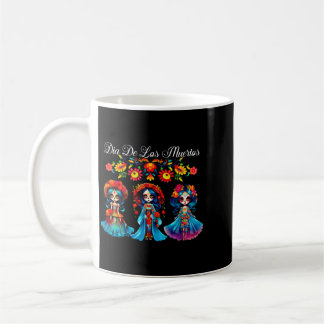 Zucker-Schädel-Frauen Dia De Los Muertos Catrina-T Kaffeetasse