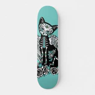 Zucker-Schädel-Kätzchen Skateboard
