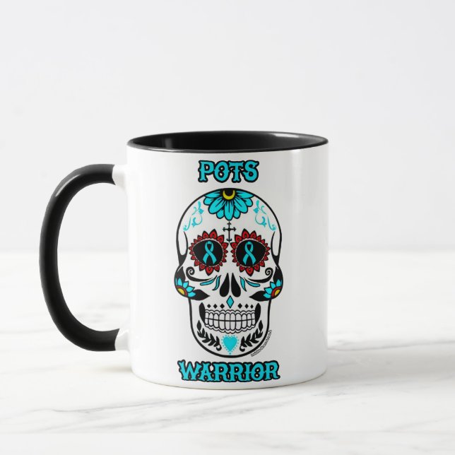 Zucker-Schädel/Krieger...POTS Tasse (Links)