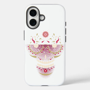 Zucker-Schädel mit Retro-Brille iPhone-Hülle Día iPhone 16 Hülle
