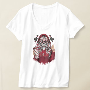 Zucker-Schädel-Queen der Straße 🔥 T-Shirt