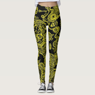 Zucker-Schädellegings Leggings