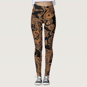 Zucker-Schädellegings Leggings