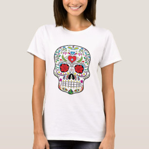 Zucker Skull Dia des Los Muertos Styled Products T-Shirt