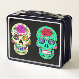 Zucker Skulls Metal Lunchbox