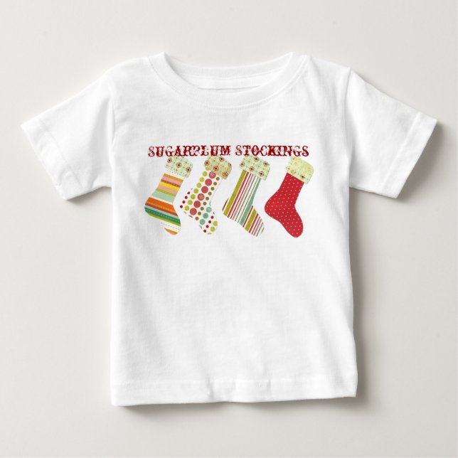Zucker-Strumpf Baby T-shirt (Vorderseite)