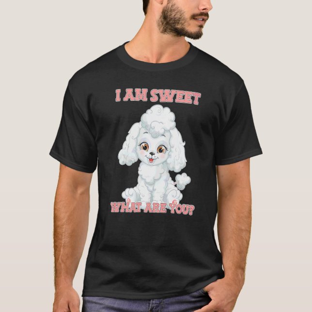 Zucker Süßer Pudel   T-Shirt (Vorderseite)