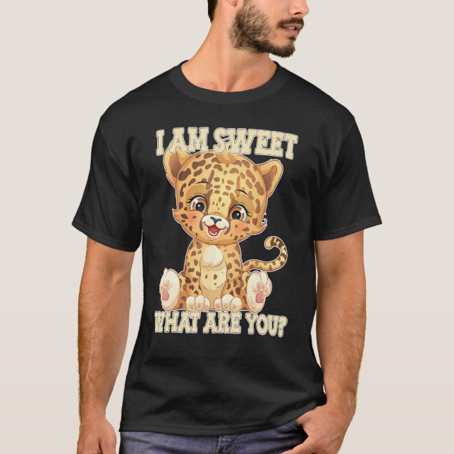 Zucker Süßer Tiger T-Shirt (Vorderseite)