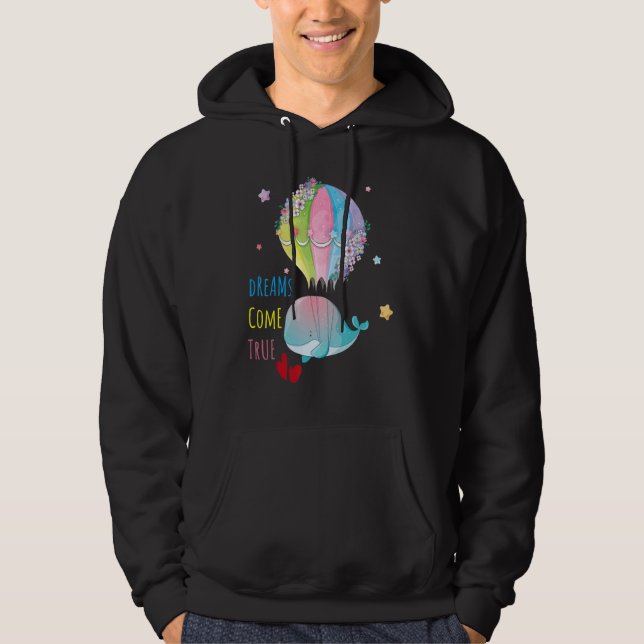 Zucker Süßer Wal Hoodie (Vorderseite)