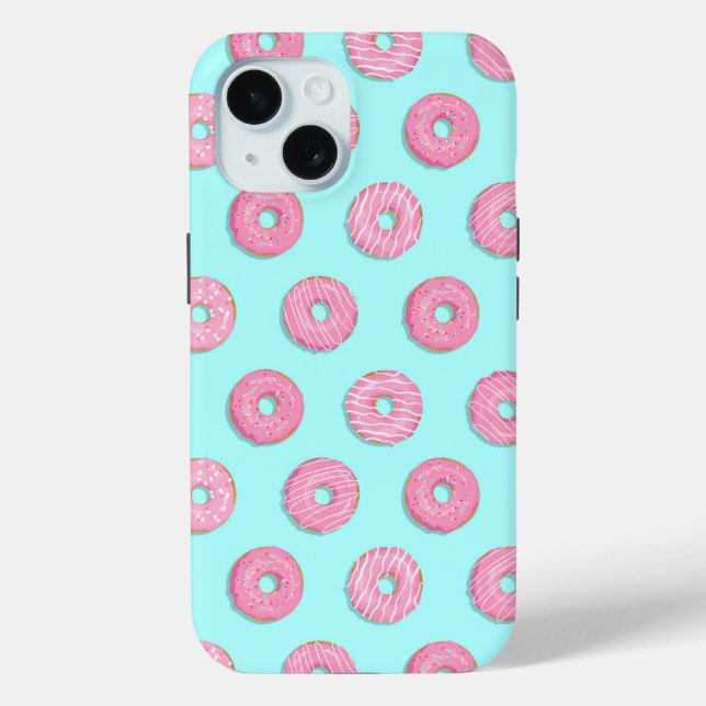 Zucker Sweet Pink Glazed Donuts Case-Mate iPhone Hülle (Rückseite)