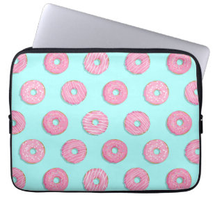 Zucker Sweet Pink Glazed Donuts Laptopschutzhülle