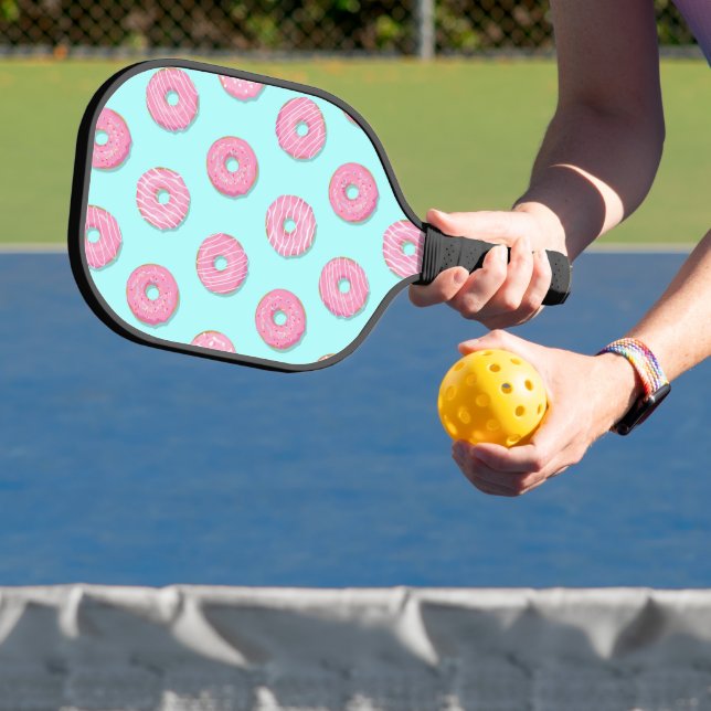 Zucker Sweet Pink Glazed Donuts Pickleball Schläger (InSitu)