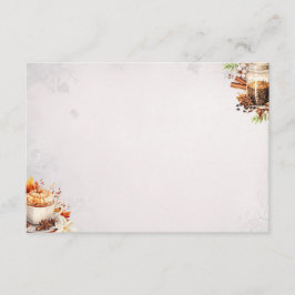 Zucker und Gewürz Basiskarte Begleitkarte