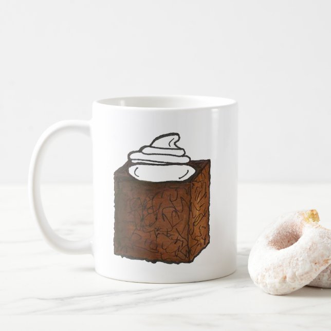 Zucker und Gewürz Lebkuchen Kuchen Weihnachtsfeier Kaffeetasse (Mit Donut)