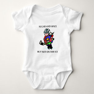 Zucker und Gewürze, aber nicht auf Eis Baby Strampler