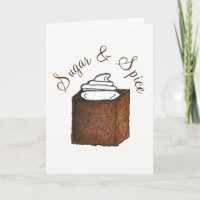 Zucker und Gewürze Alles Gute Lebkuchen Kuchen