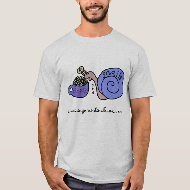 Zucker und Schnecke-Logo-T - Shirt (Vorderseite)