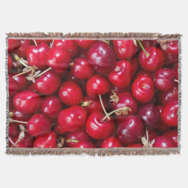 Zuckerchernmuster werfen Decke (Vorderseite)