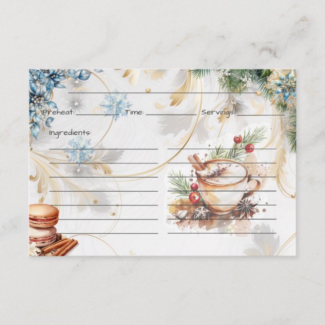 Zuckercoat It Rezept Card Begleitkarte (Vorderseite)