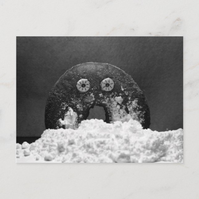 Zuckerdonut Postkarte (Vorderseite)