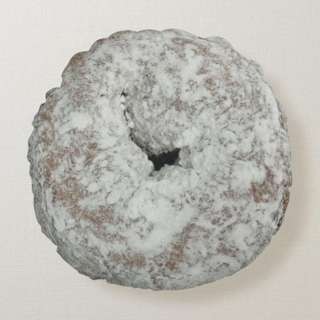 Zuckerdonut Rundes Kissen (Vorderseite)