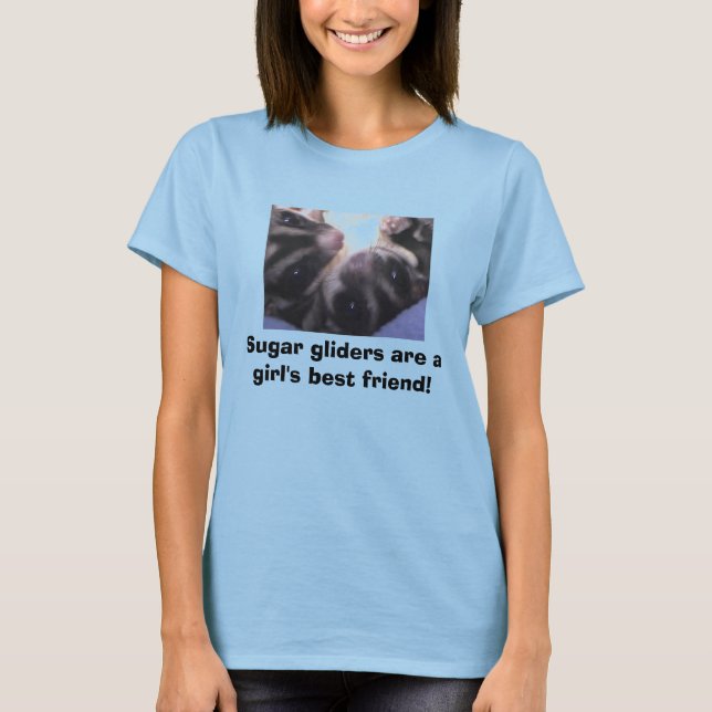 Zuckerflieger sind ein Gi... T-Shirt (Vorderseite)