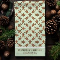 Zuckergebäck-Mann-Punkt-Mint-Weihnachten nach Maß