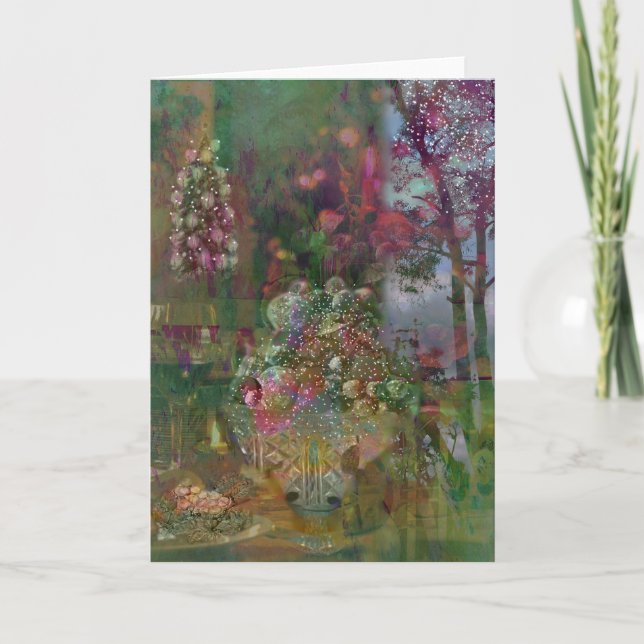 Zuckergetränke Feiertagskarte (Vorderseite)