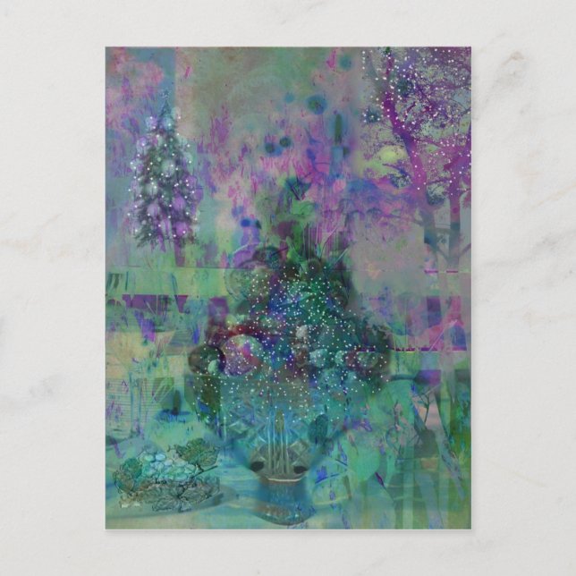 Zuckergetränke Feiertagspostkarte (Vorderseite)