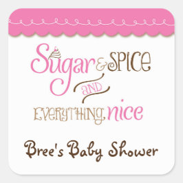 Zuckergewürze & Alles Gute Gastgeschenk Sticker