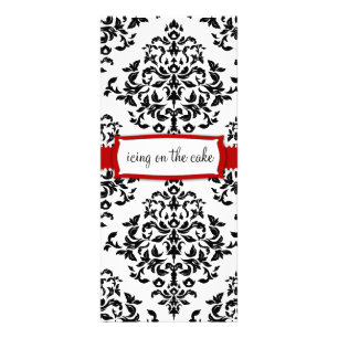 Zuckerglasur 311 auf dem Kuchen-KirschZuckergusse Werbekarte