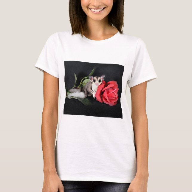 Zuckerglätter und Rose T-Shirt (Vorderseite)