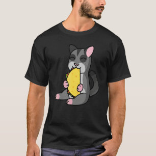 Zuckergleiter isst ein Taco-Haustier T-Shirt