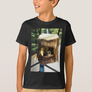 Zuckergrüber in Furry Tree Truck Hängebett T-Shirt
