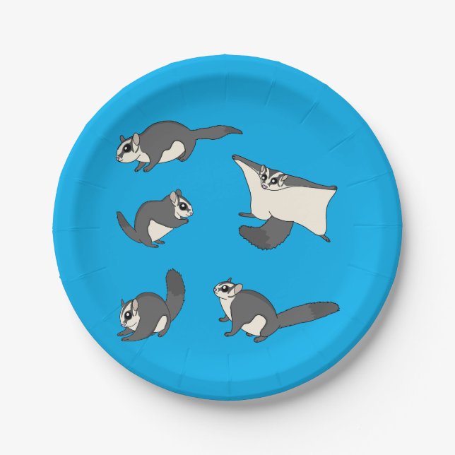 Zuckergrüber Pappteller (Vorderseite)