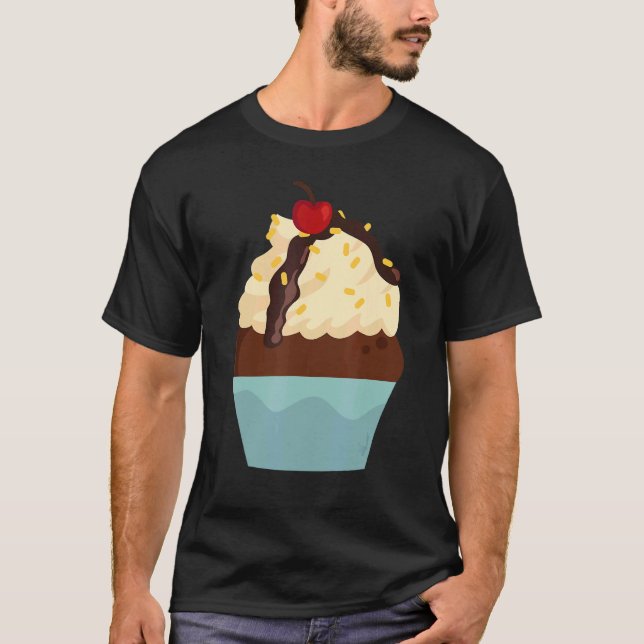 Zuckerguss Backkuchen Nachtisch Konditorei Koch Bä T-Shirt (Vorderseite)