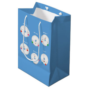 Zuckerguss-Donuts Weihnachtscustom Mittlere Geschenktüte