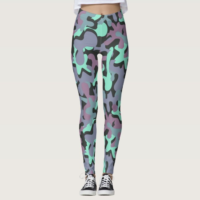 Zuckerguss Signature-Camouflage Leggings (Vorderseite)