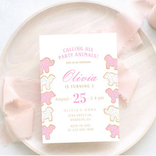 Zuckerguss Tierkeksen Streusel Instant Download Einladung