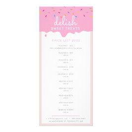 ZUCKERGUSS Tropfen Sprinklen Werbekarte