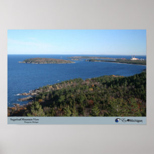 Zuckerhut Aussicht - Marquette, MI Poster