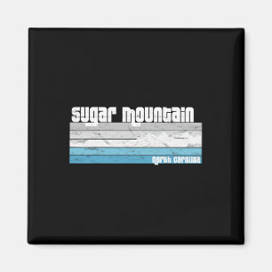Zuckerhut Nc - North Carolina Retro Skiing Sn Magnet